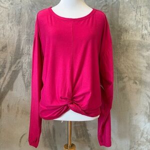 NWT Old Navy Active Cloud 94 Soft Athletic Barbie Long-Sleeve Top Wmn’s Sz L